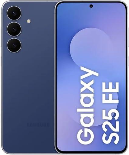 Celular Samsung Galaxy S25 FE 5G, 256GB, 8GB, Câmera Tripla - Azul Marinho