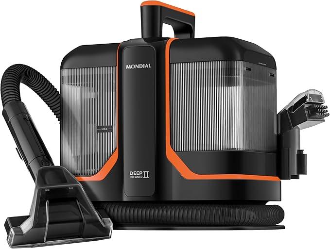 Extratora e Higienizadora Portátil Deep Cleaner II, Mondial, Preto/Laranja, 1800W, 110V - EXP-02-O