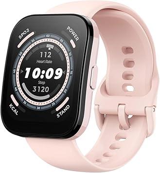Amazfit Bip 5 A2215 46mm Relógio inteligente tela de 1,91 polegadas para Android iPhone, chamadas Bluetooth, Alexa embutido, rastreamento GPS (Pink)