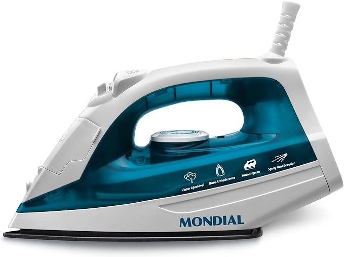 Ferro a Vapor, Mondial, Azul/Branco, 1200W, 110V - F-32