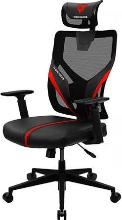 Cadeira Ergonomic, Thunderx3, Yama1, Preta/Vermelha