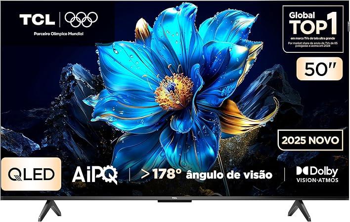 TCL QLED SMART TV 50” 50P7K 4K UHD GOOGLE TV