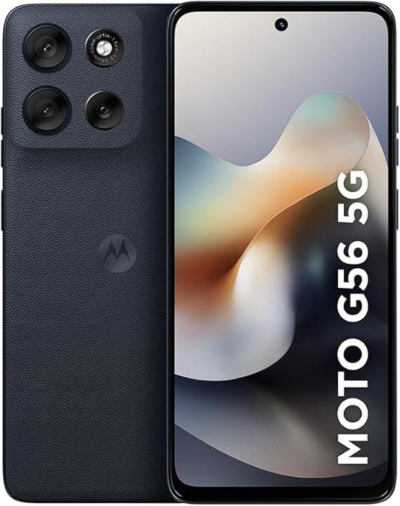 Smartphone Motorola Moto g56 5G - 256GB 24GB (8GB RAM+16GB Ram Boost) e 50MP Sony Lytia 600 Camera Ultrarresistencia militar IP68 + IP69 - Grafite