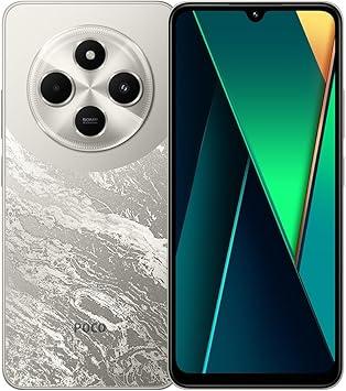 Smartphone Xiaomi POCO C75 4G 8GB+256GB Black RAM, 50MP, procesador Mediatek Helio G85