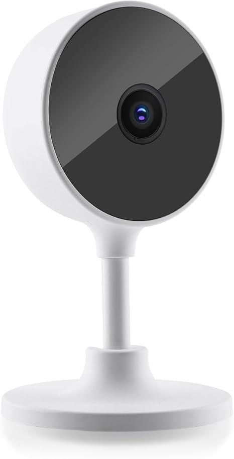3MP Camera de Segurança Wifi Interior, Detecção de Movimento, Push de Alerta via Aplicativo, Áudio Bidirecional, Visão Noturna Infravermelha