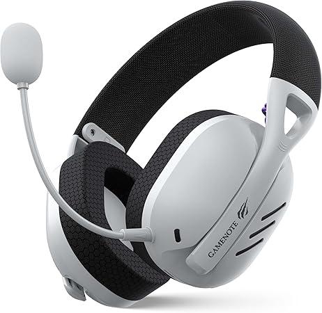 Havit Fone de Ouvido Headset Gamer Fuxi-H3 White Black, Com Fio e Sem Fio, Wireless 2,4GHz, Bluetooth, Cabo USB-C, Cabo 3,5mm. Surround, Baixa Latência, Quad-Mode