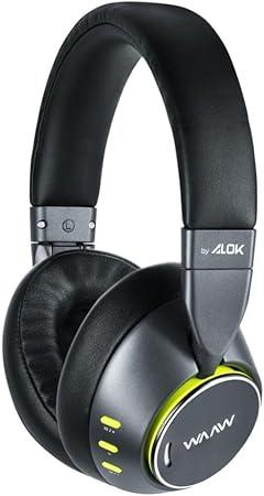 WAAW by ALOK Fone de Ouvido SENSE 210 Bluetooth Over Ear com Conectividade P2 e Bateria de Até 40 Horas