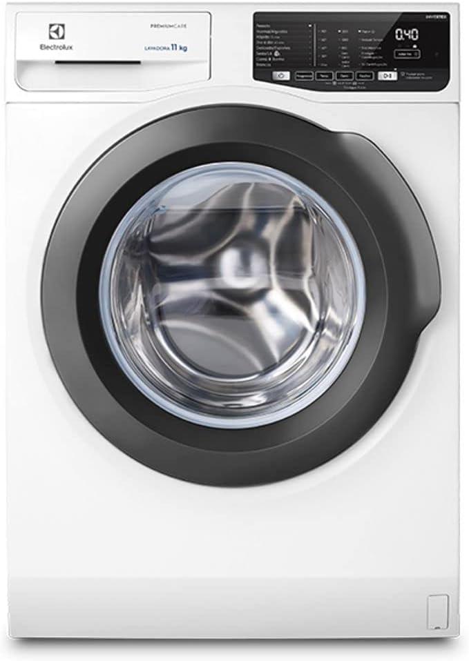 Máquina de Lavar Frontal 11kg Electrolux Premium Care Inverter com Água Quente/Vapor (LFE11) - 220 Volts