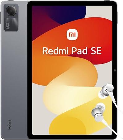 XIAOMI Redmi Pad SE Tablet de 11", WiFi, ecrã FHD de 90 Hz, 4 GB de RAM, 128 GB de ROM, bateria de 8000 mAh, versão ES, cinzento