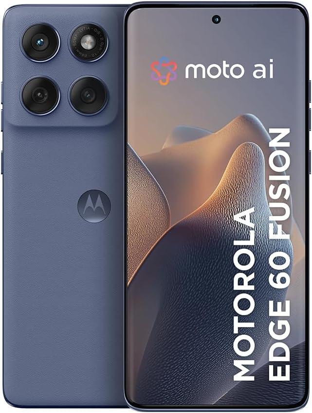 Smartphone Motorola Edge 60 Fusion 5G - 256GB 16GB (8GB RAM+8GB Ram Boost) 50MP Sony AI Camera IP68 NFC - Cinza