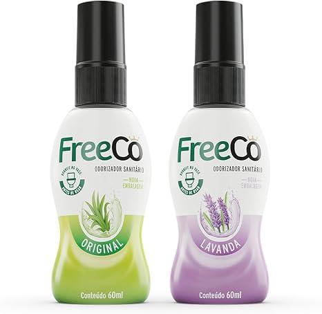Freecô Bloqueador De Odores Sanitários - Original 60ml + Lavanda 60ml