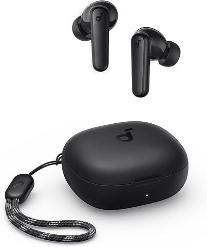 soundcore P20i da Anker, Fone de Ouvido Sem Fio Graves Potentes, Drivers de 10mm, Bluetooth 5.3 30H de Bateria, Resistência à Água, 2 Microfones IA, App Personalizável, Fone ouvido sem fio tws, Preto