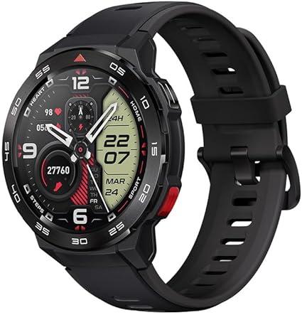Mibro GS Pro Smart watch para iOS e Android, tela amoled de 1,43", rastreador de fitness com posicionamento por satélite e GPS, à prova d'água 5ATM, 105 modos esportivos para mulheres e homens
