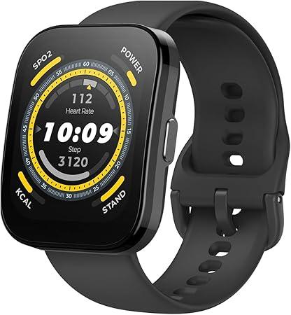 Amazfit Bip 5 A2215 46mm Smart Watch with Ultra Large Screen, Bluetooth Calling, Alexa, GPS, 10-Day Long Battery Life (preto)
