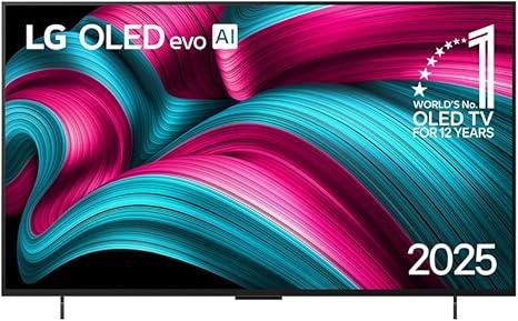 Smart TV 4K 48" LG OLED evo Gaming OLED48C5 Processador α9 AI Ger8 Painel 144Hz Intensificador de Brilho Ultra Slim Design G-Sync FreeSync Dolby Vision Dolby Atmos