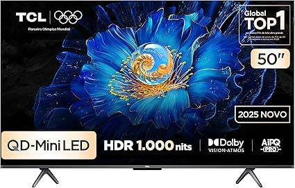 TCL 4K QD-Mini LED TV 50“ C6KS GOOGLE TV DOLBY VISION E DOLBY ATMOS