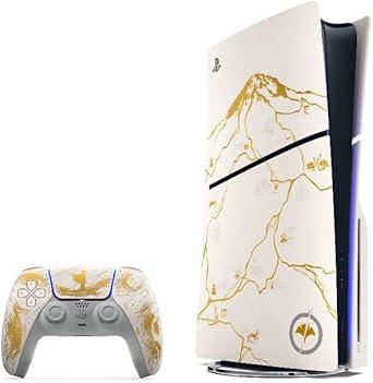 Pack do console PlayStation®5 – Edição Limitada Ouro - Ghost of Yōtei