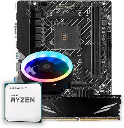 Kit Upgrade Gamer AMD Ryzen 5 5500 + A520M + 8GB DDR4
