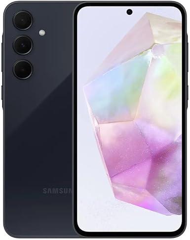 Smartphone Samsung Galaxy A35 5G (128GB/ 6GB/ Cam Tripla até 50MP/ Selfie 13MP/ Tela SuperAMOLED 6.6 120Hz) Azul Escuro