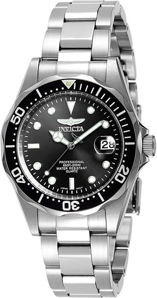 Invicta Relógio automático masculino 3044 de aço inoxidável Pro Diver