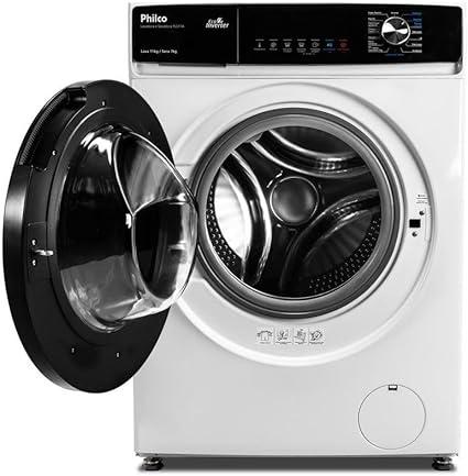 Lava e Seca Philco 11kg Pls11a Eco Invertplus 16 Programas Lavagem Branca 220v