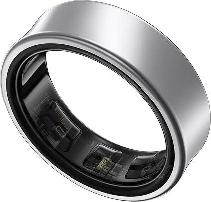 Samsung Galaxy Ring Tamanho 11, Monitor de treino, rastreador de sono, bateria de até 7 dias, Material em titânio - Titânio Prata
