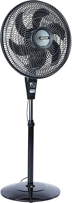 Ventilador de Coluna Mallory Delfos TS+ 126W, Silencioso, Com Hélice de 6 pás - PR-GR - 127V