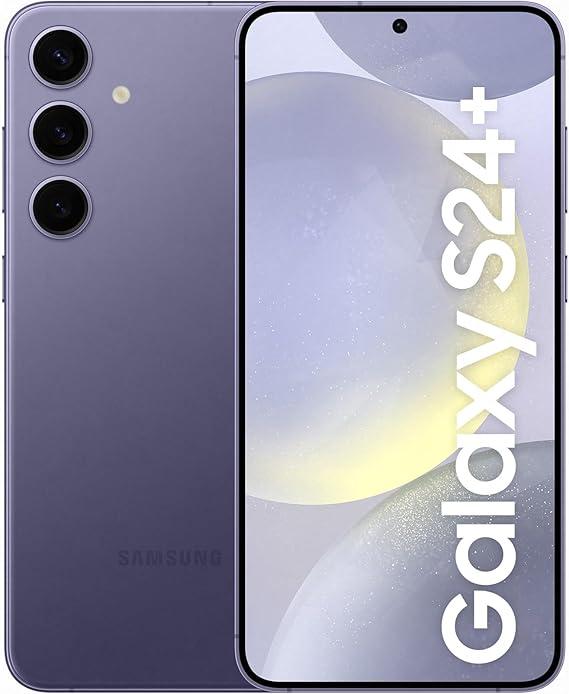 Smartphone Samsung Galaxy S24+, Galaxy AI, Selfie de 12MP, Tela de 6.7" 1-120Hz, 256GB, 12GB RAM - Violeta