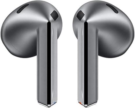 Samsung Galaxy Buds3, Fone de Ouvido sem fio, Cancelamento ativo de Ruído, Galaxy AI - Cinza