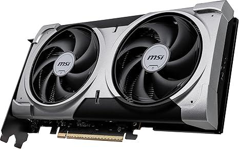 MSI Placa de vídeo para jogos NVIDIA GeForce RTX 5060 Ti 16G VENTUS 2X OC PLUS GDDR7 128 bits, Boost Clock até 2617 MHz, PCIe Gen 5, DLSS 4, DP 2.1 x 3, HDMI 2.1 x 1, SFF Ready
