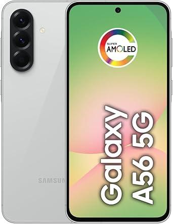 Smartphone Samsung Galaxy A56 5G 128GB, 8GB RAM, Câmera 50MP, IP67, Super AMOLED 6.7", Recursos AI, Cinza