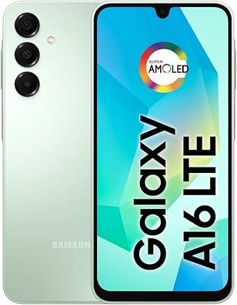 Celular Samsung Galaxy A16, 256GB + 8GB RAM, Câmera de até 50MP, Tela 6.7", NFC, IP54, Bateria 5000 mAh - Verde Claro